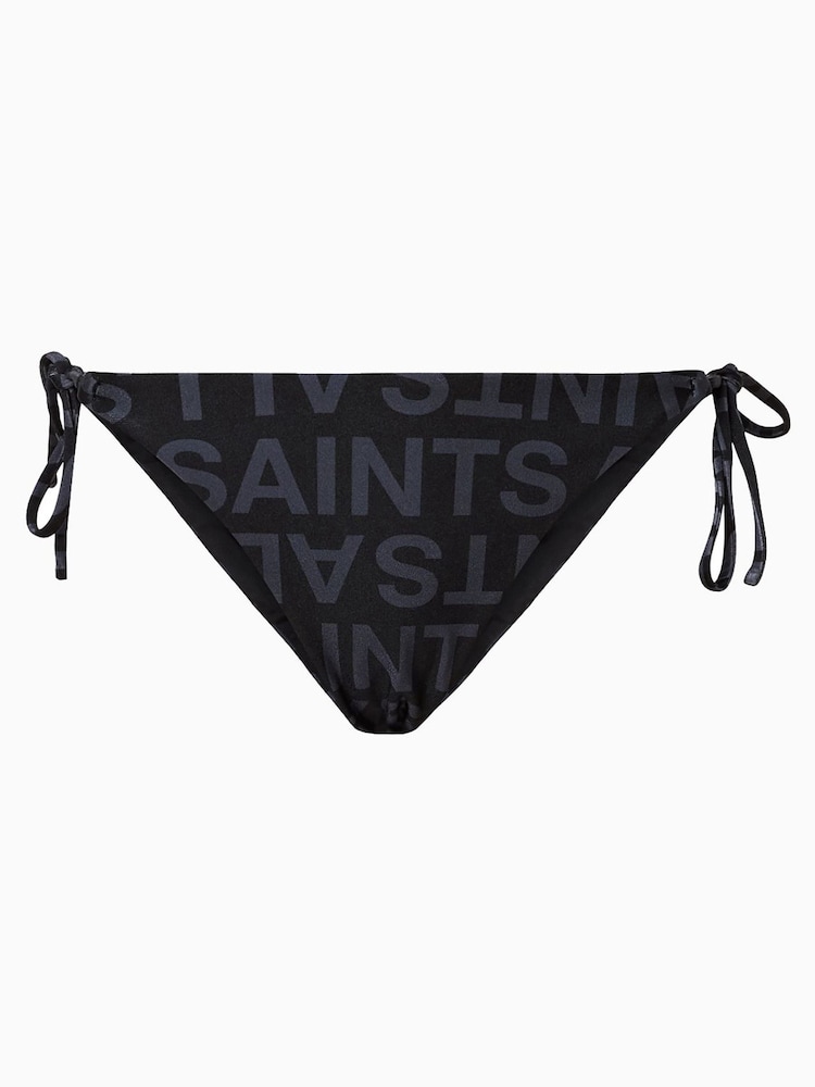 AllSaints Black Saph Bikini Bottoms - Image 7 of 7