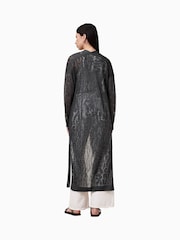Серый - Кардиган Allsaints Kaito - Изображение 6 из 8
