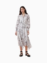 AllSaints White Skylar Maxi Dress - Image 2 of 8