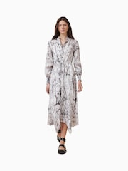 AllSaints White Skylar Maxi Dress - Image 4 of 8