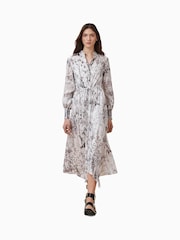 AllSaints White Skylar Maxi Dress - Image 5 of 8