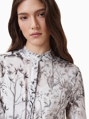 AllSaints White Skylar Maxi Dress - Image 6 of 8