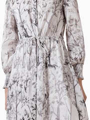 AllSaints White Skylar Maxi Dress - Image 7 of 8