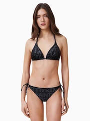 AllSaints Black Saph Bikini Top - Image 4 of 6