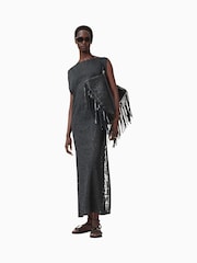 AllSaints Grey Kaito Dress - Image 1 of 7