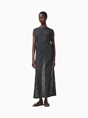 AllSaints Grey Kaito Dress - Image 2 of 7