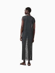 AllSaints Grey Kaito Dress - Image 3 of 7