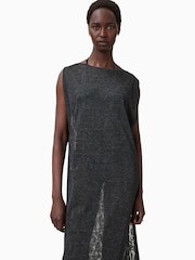 AllSaints Grey Kaito Dress - Image 4 of 7