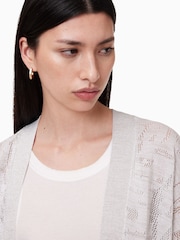 AllSaints White Kaito Cardigan - Image 2 of 8
