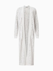AllSaints White Kaito Cardigan - Image 8 of 8