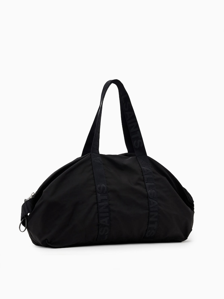 AllSaints Black Kei Weekender Bag - Image 2 of 6 AllSaints Black Kei Weekender Bag - Image 2 of 6