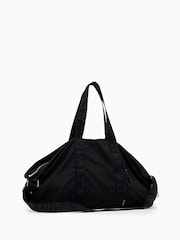 AllSaints Black Kei Weekender Bag - Image 3 of 6