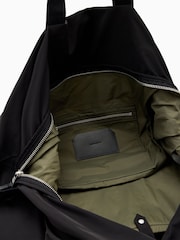 AllSaints Black Kei Weekender Bag - Image 4 of 6