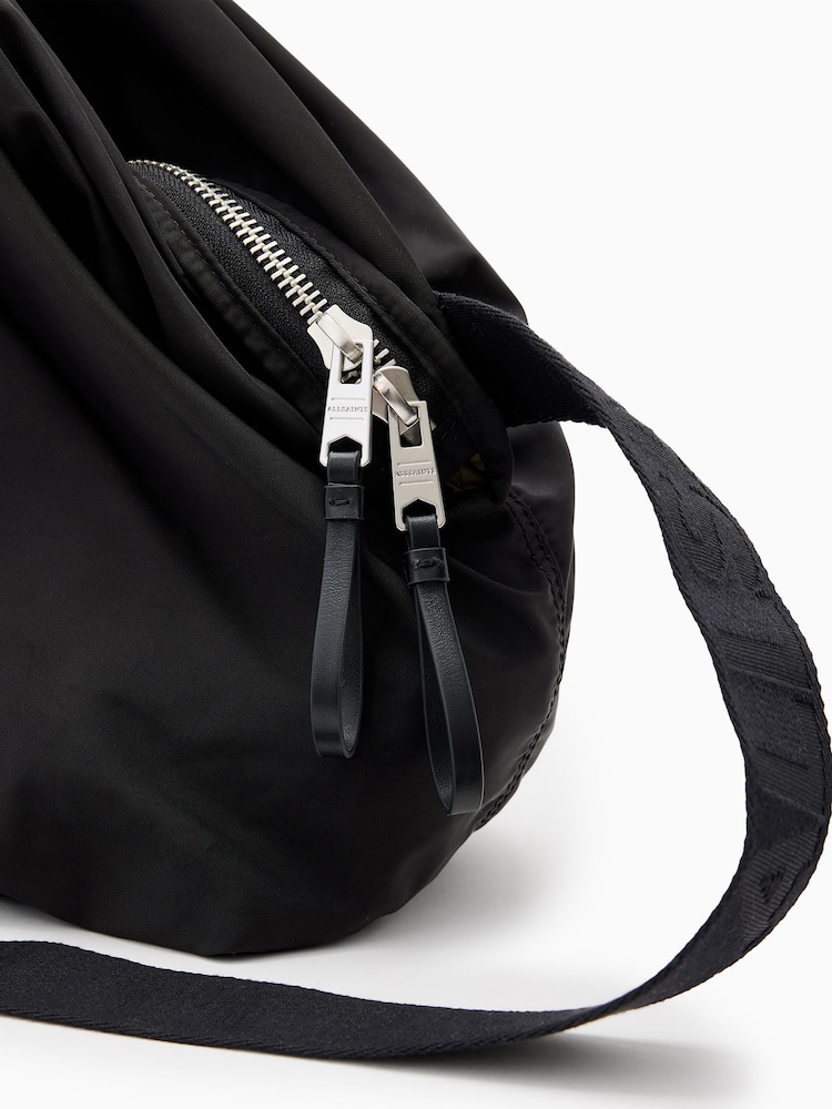 AllSaints Black Kei Weekender Bag - Image 6 of 6 AllSaints Black Kei Weekender Bag - Image 6 of 6