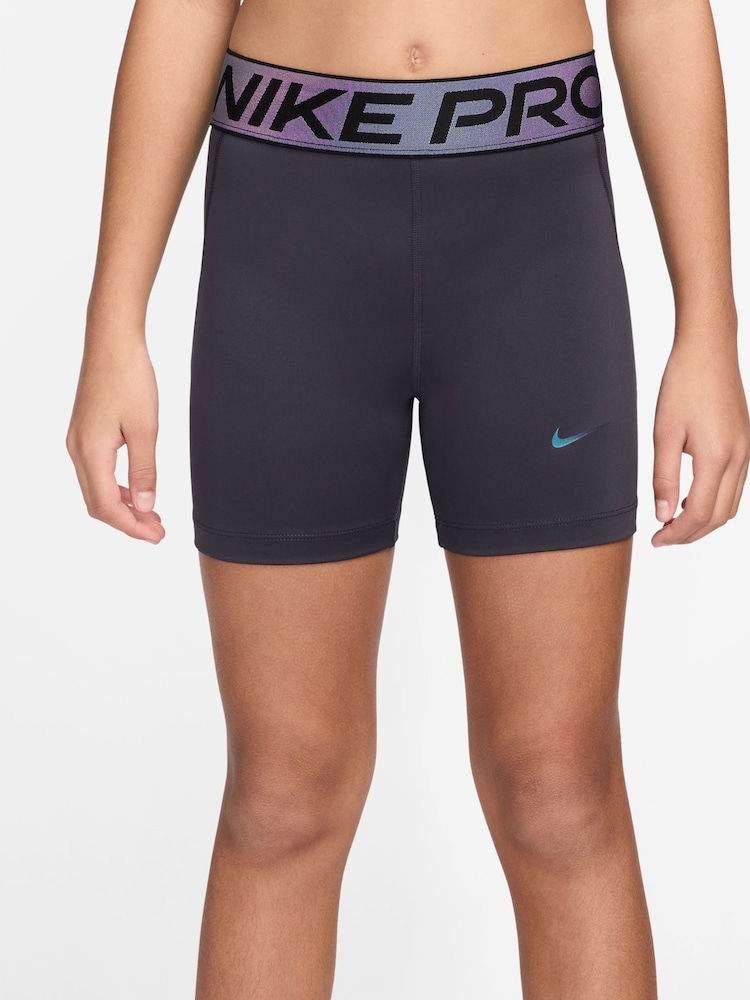 Nike Cave Purple Pro Dri-FIT Inch Shorts - Image 1 of 4
