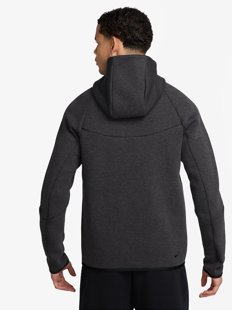 Nike Black Tech Fleece Full-Zip Windrunner Hoodie - Image 2 of 3