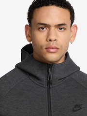 Nike Black Tech Fleece Full-Zip Windrunner Hoodie - Image 3 of 3