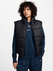 Nike Black Loose Sportswear Classic Puffer Therma-FIT Gilet - Image 1 of 7