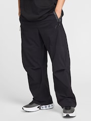 Nike Black Tech Woven Oversized Joggers - Image 1 of 17