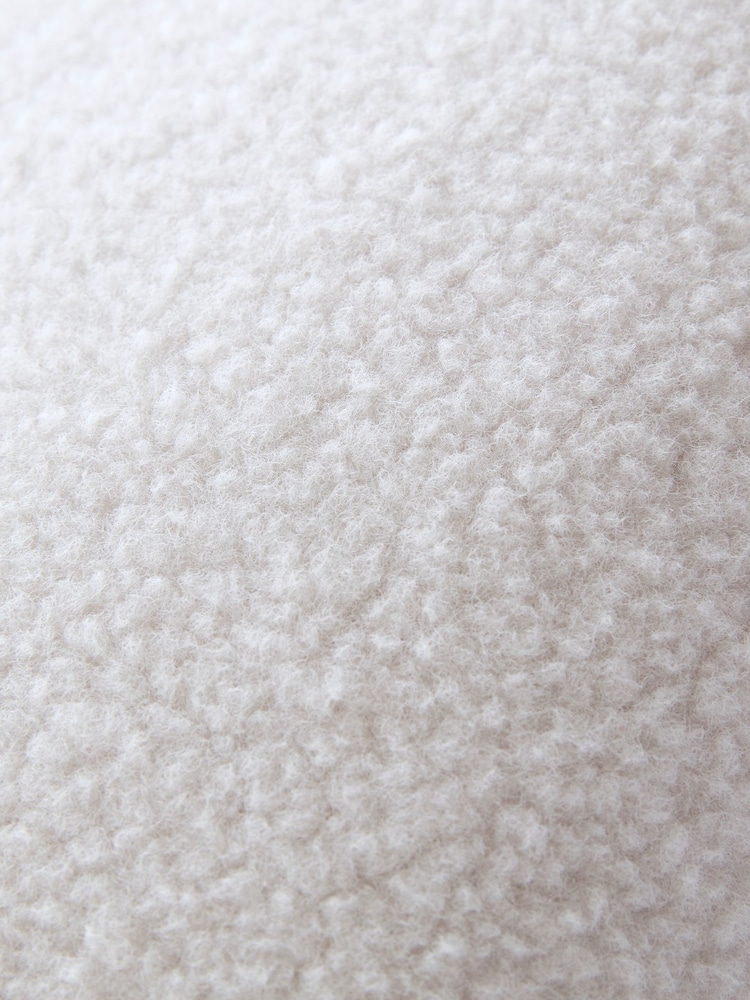 Laura Ashley Natural Coleford Faux Sheepskin Cushion - Image 2 of 4
