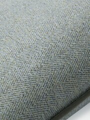 Laura Ashley Grey Sage Milbourne Herringbone Cushion - Image 2 of 5