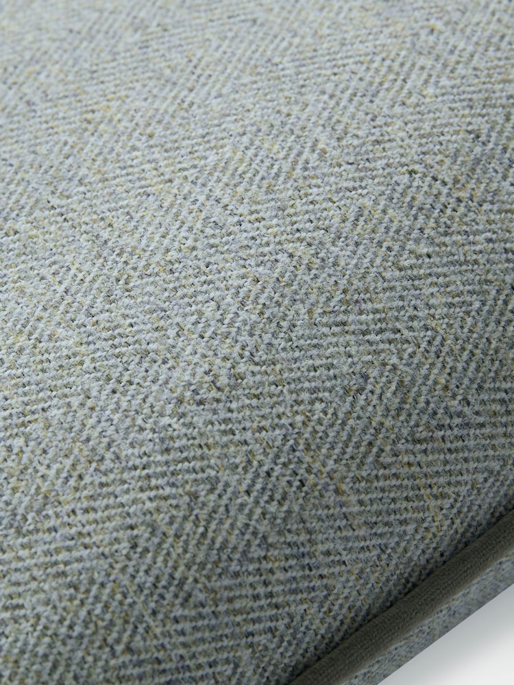 Laura Ashley Grey Sage Milbourne Herringbone Cushion - Image 2 of 5 Laura Ashley Grey Sage Milbourne Herringbone Cushion - Image 2 of 5
