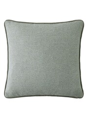 Laura Ashley Grey Sage Milbourne Herringbone Cushion - Image 5 of 5