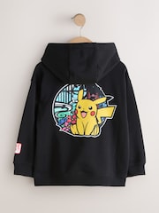 Black Pokemon Graphic Hoodie (4-16yrs) - Image 6 of 9