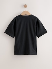 Black 100% Cotton Playstation Short Sleeve T-Shirt (3-16yrs) - Image 2 of 4