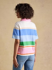 Joules Multi Stripe Short Sleeve Cotton Rugby Shirt - Image 4 of 11