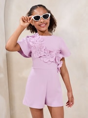 Lipsy 3D Corsage Playsuit (5-16yrs) - Image 1 of 4