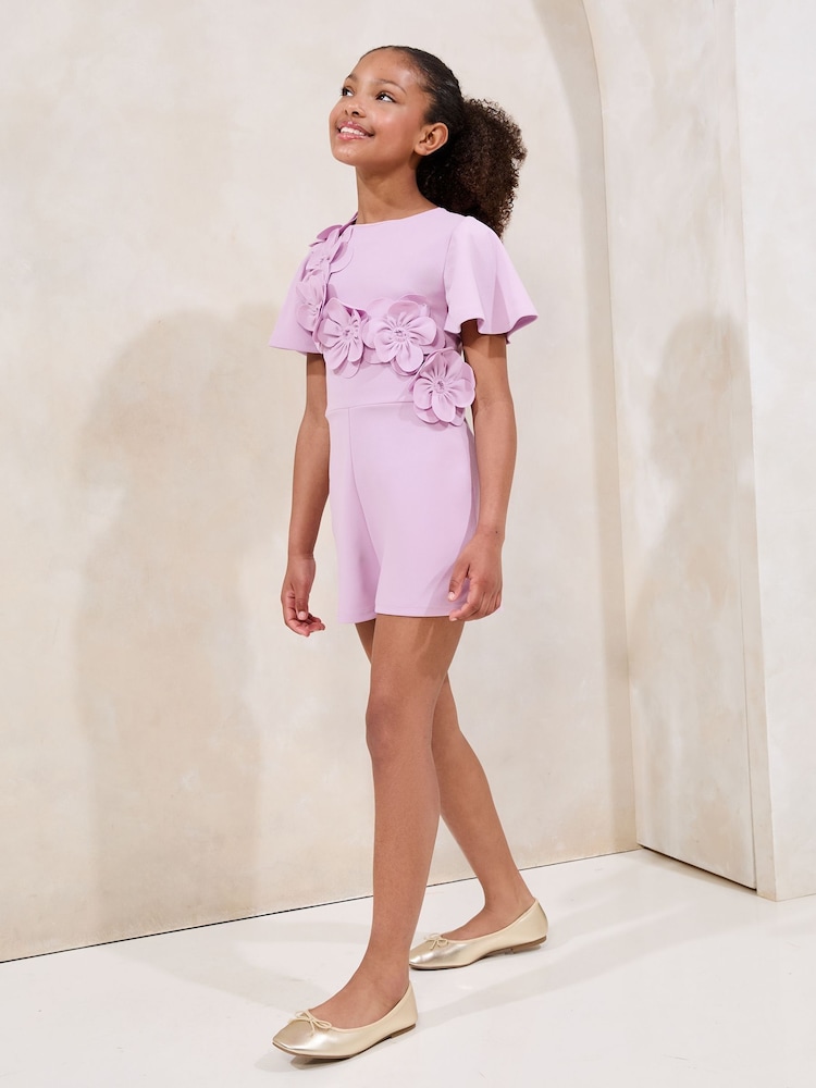 Lipsy 3D Corsage Playsuit (5-16yrs) - Image 2 of 4
