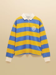 Κίτρινο και μπλε ριγέ - Joules Lara Boxy Fit Rugby Πουκάμισα - Εικόνα 11 του 11