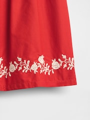 Gap Red Smocked Puff-Sleeve Dress (6mths-5yrs) - Image 4 of 4
