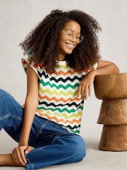 White Stuff White Calypso 100% Organic Cotton T-Shirt - Image 3 of 6