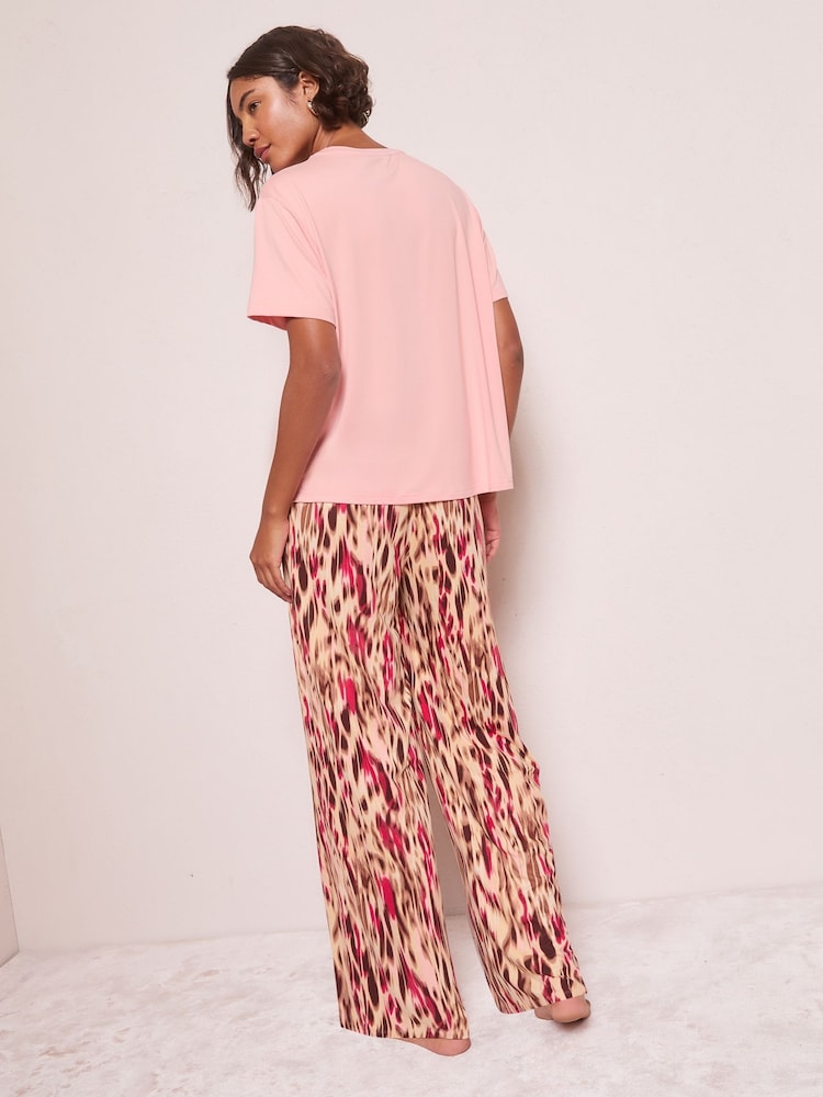 Friends Like These Pink Animal Nightwear Set - Image 4 of 4 Friends Like These Pink Animal Nightwear Set - Image 4 of 4
