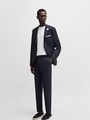 BOSS Blue Hanry Slim-Fit Tailored Suit Jacket - Image 3 of 7