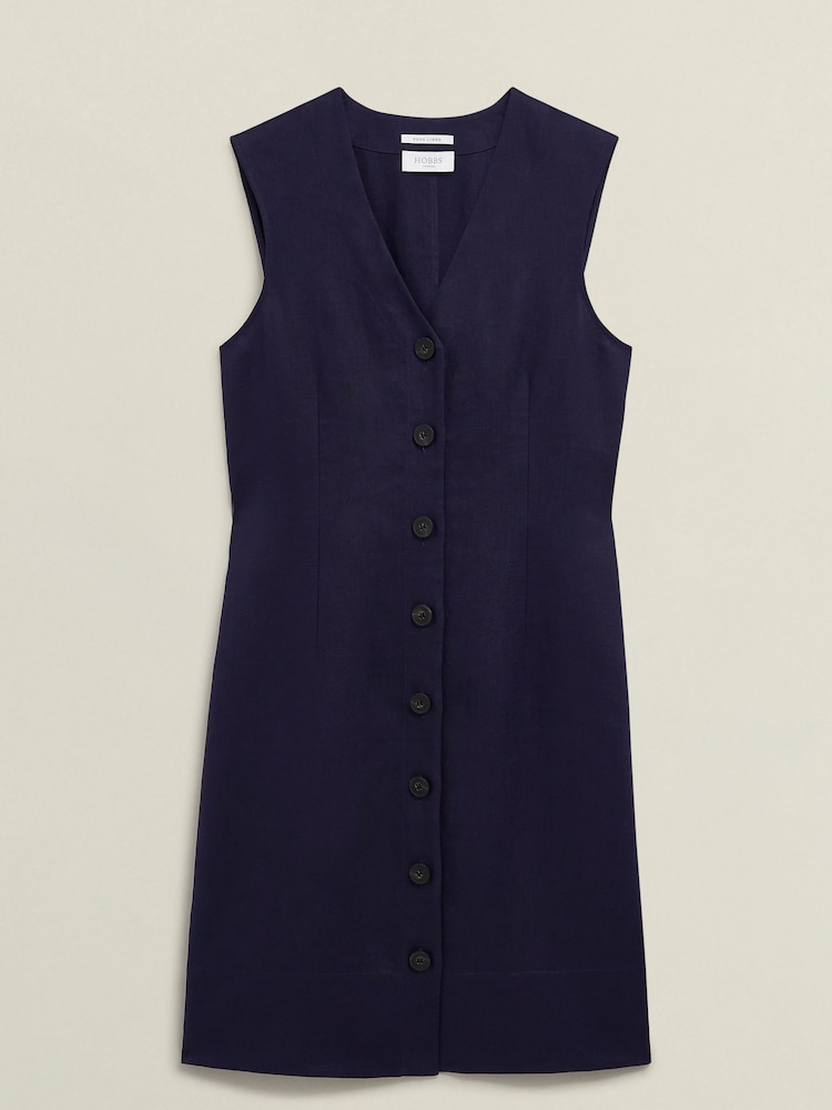 Hobbs Blue Zelia Dress - Image 4 of 4
