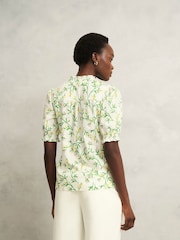 Hobbs White 100% Cotton Marianna Blouse - Image 2 of 4