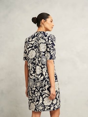 Hobbs Blue Lucille Dress - Image 2 of 4
