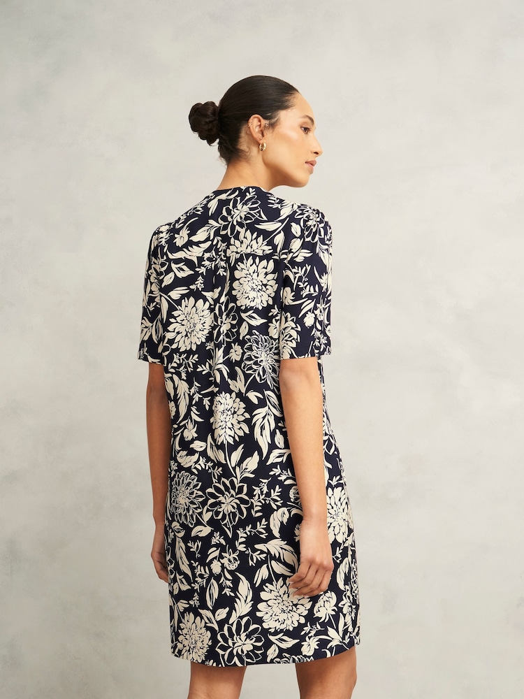 Hobbs Blue Lucille Dress - Image 2 of 4