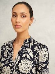 Hobbs Blue Lucille Dress - Image 3 of 4