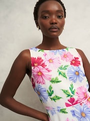 Hobbs White Carly Dress - Image 3 of 4