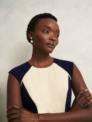 Hobbs Blue Andrea Dress - Image 3 of 4