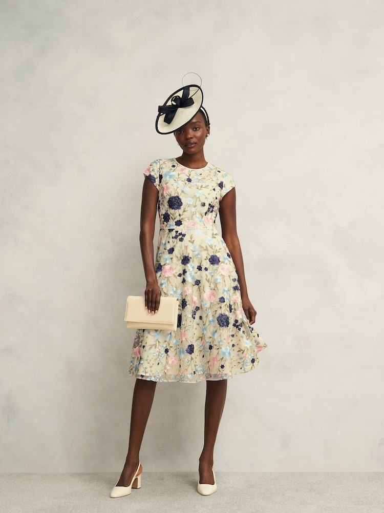 Hobbs White Renata Clutch Bag - Image 3 of 3