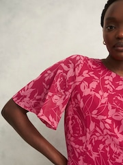 Hobbs Pink Iona Dress - Image 3 of 4