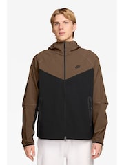 Topovsko zelena - Nike Obsidian Tech Fleece Zip Up Winterized kapucar; jopa/pulover s kapuco - Slika 3 iz 3