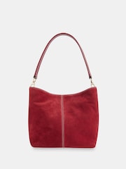 Whistles Red Raya Contrast Stitch Small Bag - Image 1 of 5