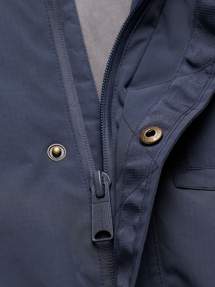 FatFace Navy Waterproof Jacket - Image 7 of 7 FatFace Navy Waterproof Jacket - Image 7 of 7