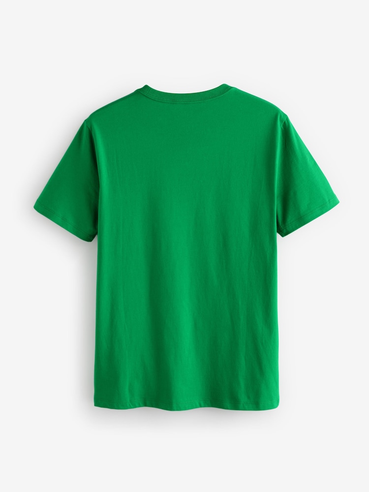 Gap Dark Green Everyday Logo 100% Cotton Crew Neck Short Sleeve T-Shirt - Image 2 of 5